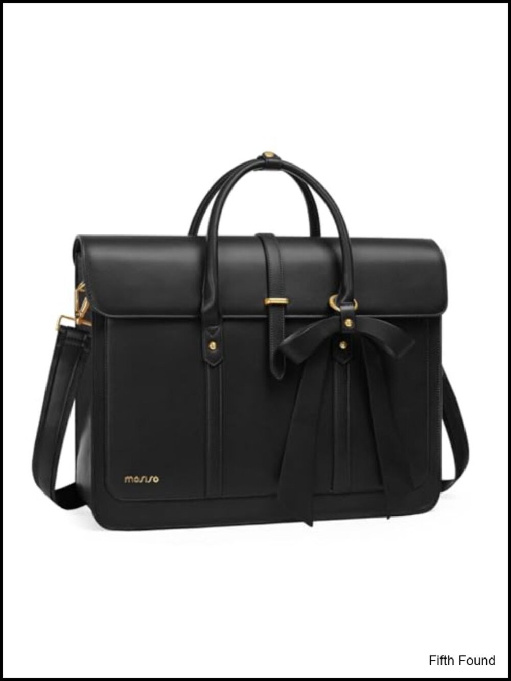 PU Leather Laptop Bag Fits 15-15.6 Inch Convertible Backpack Shoulder Bag